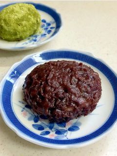 ★お餅リメイク 簡単ぼたもち(おはぎ)-レシピのメイン写真