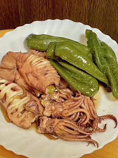 ヤリイカとピーマンの煮物-レシピのメイン写真