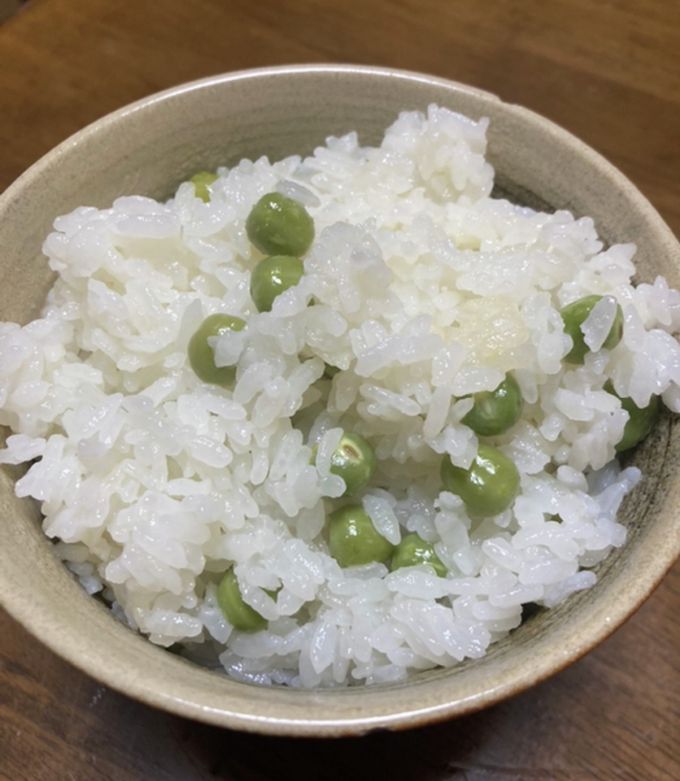 さや付きえんどうで作る豆ご飯 by kouhei0614 【クックパッド】 簡単
