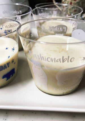ふるふる◎ずんだあん入り豆乳ミルクゼリー-レシピのメイン写真