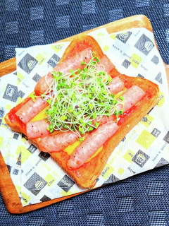 ウインナーのオープンサンド-レシピのメイン写真