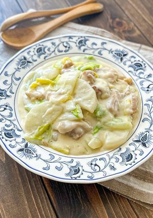 鶏肉と大根と白菜のクリーム煮-レシピのメイン写真
