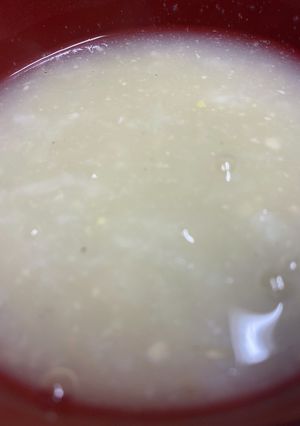 夫の好きな長芋味噌汁-レシピのメイン写真