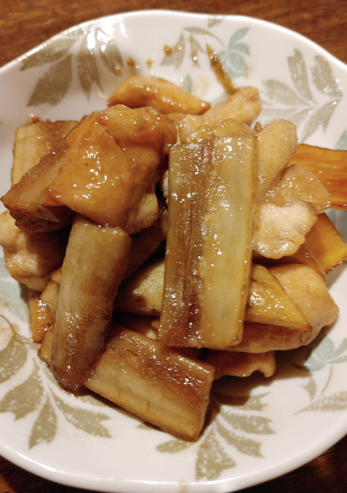 鶏とごぼうの炒め煮-レシピのメイン写真