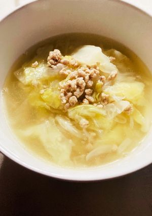 ロールキャベツ風スープ-レシピのメイン写真