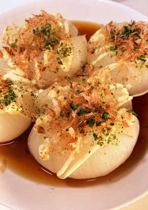 レンジで簡単に！新玉ねぎの甘トロ！-レシピのメイン写真