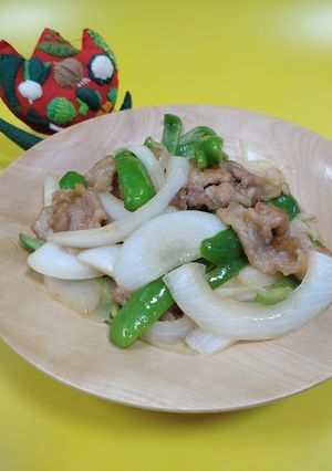 新玉ねぎとピーマンのみそ炒め-レシピのメイン写真