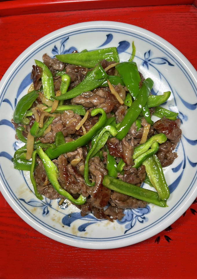 新和食だしが効いた牛肉とピーマンの炒め物-レシピのメイン写真