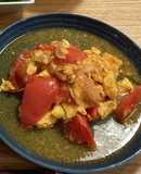 熟したトマトが美味しい【卵の中華炒め】