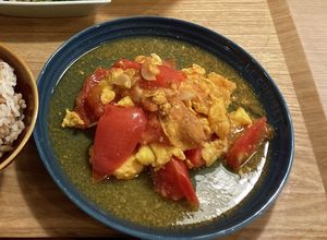 熟したトマトが美味しい【卵の中華炒め】-レシピのメイン写真