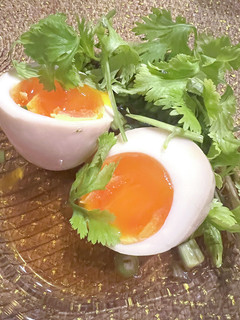 ナンプラーパクチー味玉-レシピのメイン写真