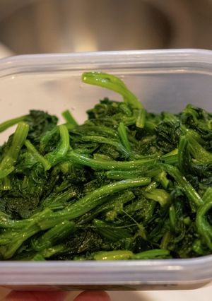 レンジで作る　ほうれん草のおひたし-レシピのメイン写真