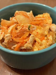 鶏ささみとモッツァレラのキムチ和え-レシピのメイン写真