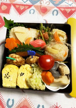6/5 よっちゃん筍ご飯弁当-レシピのメイン写真