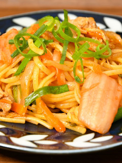 豚キムチ焼きそば-レシピのメイン写真