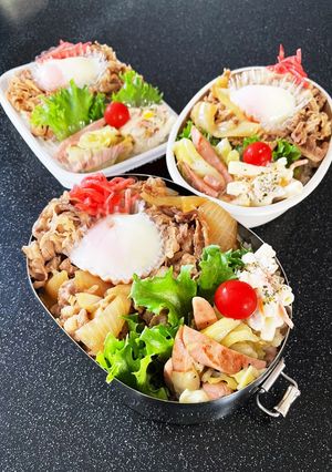 高校生弁当2023 6月5牛丼弁当-レシピのメイン写真