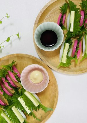 ＊簡単一品＊蒲鉾姉妹、ちーカマ•うめカマ-レシピのメイン写真