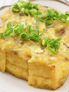 トースターで簡単!厚揚げみょうが味噌焼き-レシピのメイン写真