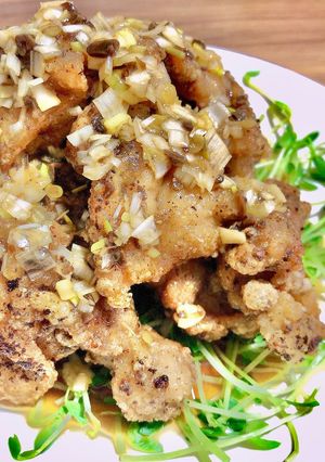 濱納豆使用！ジューシーな油淋鶏に♪-レシピのメイン写真
