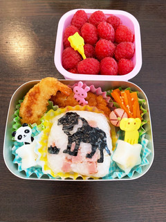 動物たくさん弁当☆幼稚園用☆年少 3歳-レシピのメイン写真