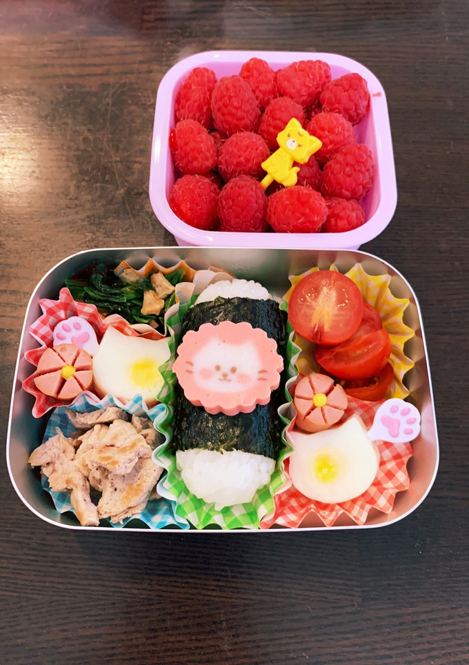 にゃると弁当☆幼稚園用☆年少　3歳-レシピのメイン写真