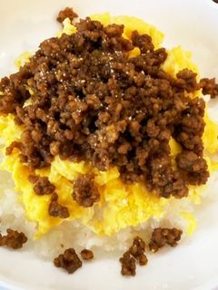 ふわとろ卵とカレーそぼろご飯-レシピのメイン写真