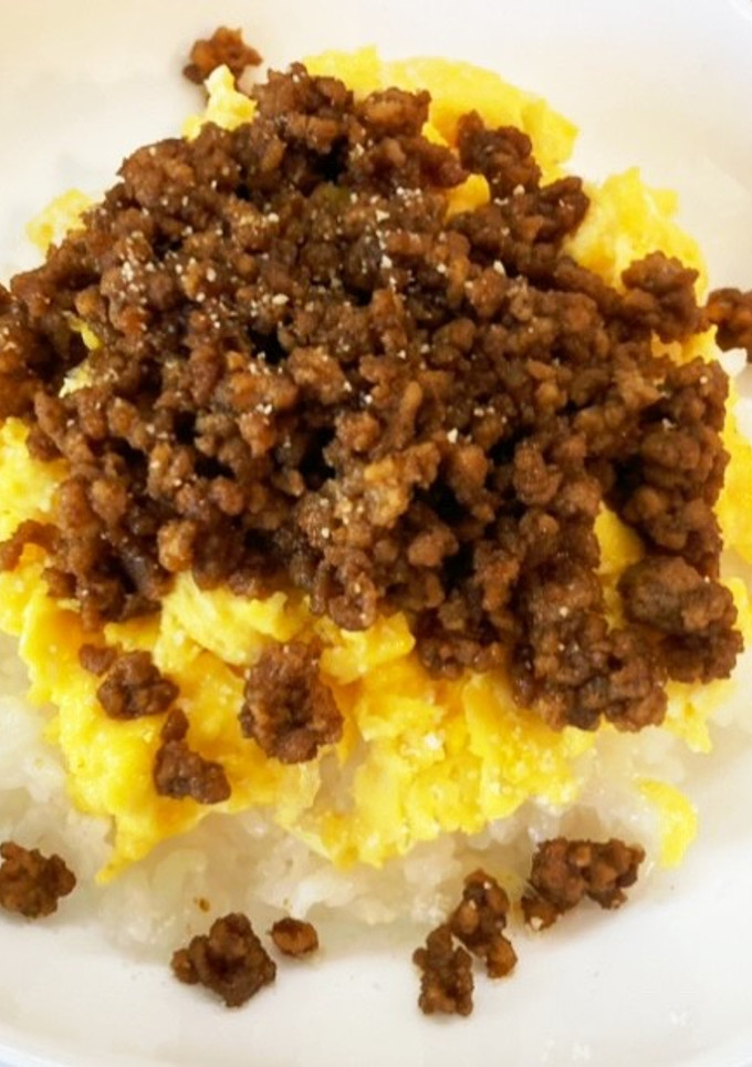 ふわとろ卵とカレーそぼろご飯-レシピのメイン写真