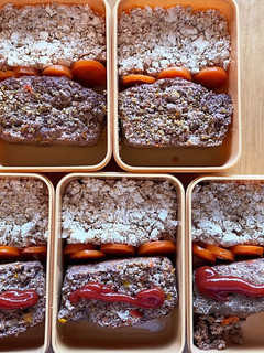 ミートローフ(ハンバーグ)の冷凍弁当-レシピのメイン写真