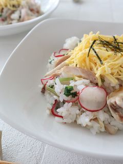 アジとラディッシュのちらし寿司-レシピのメイン写真