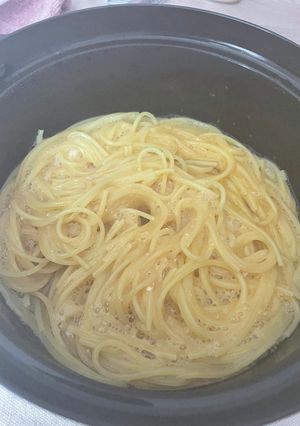 釜玉パスタ-レシピのメイン写真