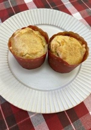 親子で作ろう♪コーンチーズマフィン-レシピのメイン写真