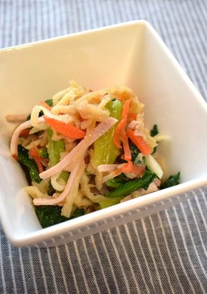 【給食】切干大根のナムル-レシピのメイン写真