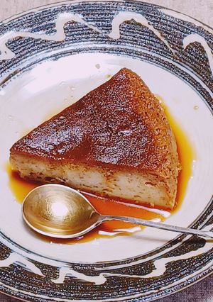 ヘルシー!豆腐DEプリンケーキ-レシピのメイン写真