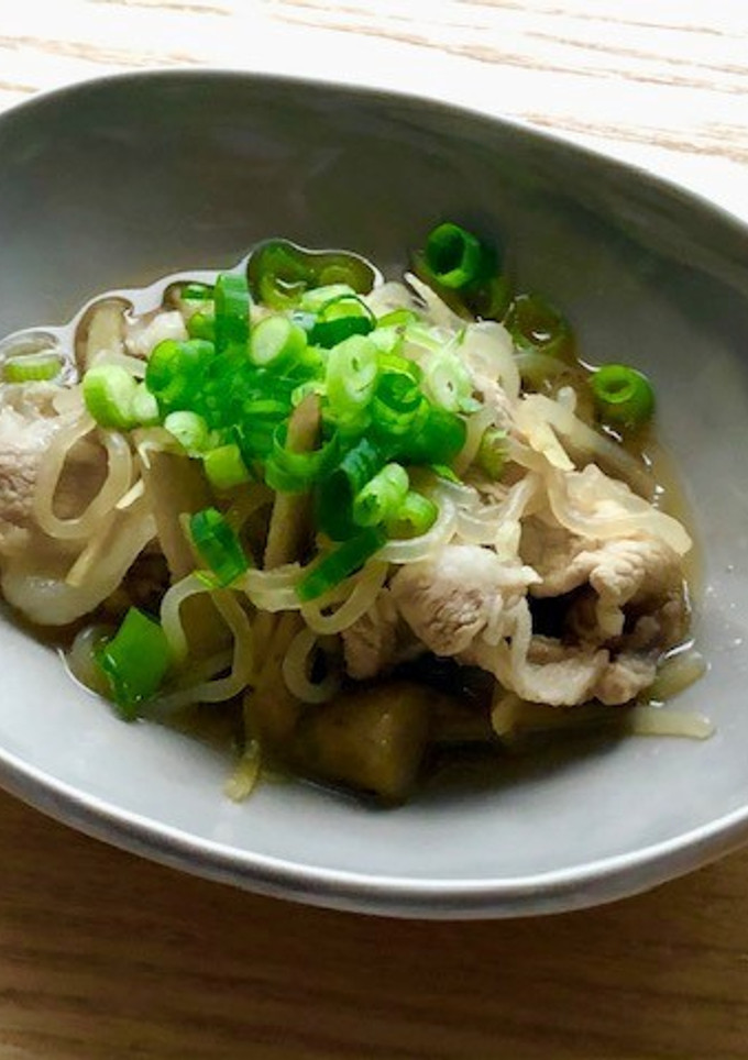 【給食】豚肉とごぼうのしぐれ煮-レシピのメイン写真