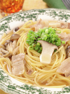 ワンパン♪きのこと豚肉の和風スープパスタ-レシピのメイン写真