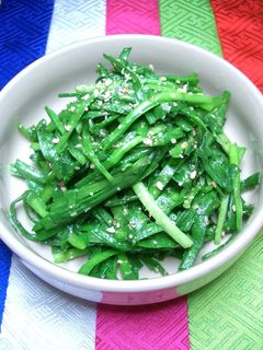 韓国料理 にらナムル-レシピのメイン写真