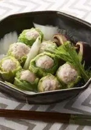 白菜シュウマイ風鶏つみれ-レシピのメイン写真