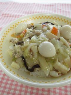 【学校給食】中華丼の具-レシピのメイン写真