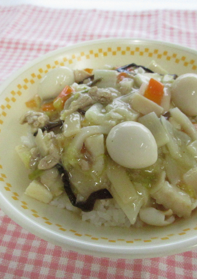 【学校給食】中華丼の具-レシピのメイン写真