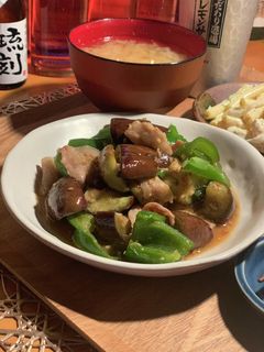 豚バラ茄子ピーマン味噌炒め✨-レシピのメイン写真
