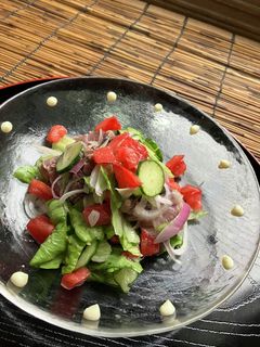 鰹のたたきでナムル風サラダ♪-レシピのメイン写真