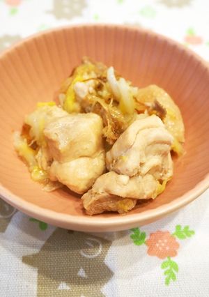 冷凍保存可能お弁当のおかず♪鶏肉と白菜煮-レシピのメイン写真