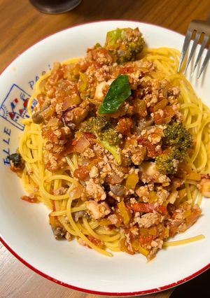 トスカーナ風タコのラグーソースパスタ-レシピのメイン写真