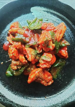 鶏肉 ピーマン ケチャップ炒め 簡単-レシピのメイン写真
