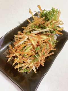 にんじんの葉っぱはかき揚げに!!-レシピのメイン写真
