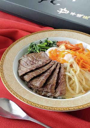 ビビンバ風焼肉丼。-レシピのメイン写真