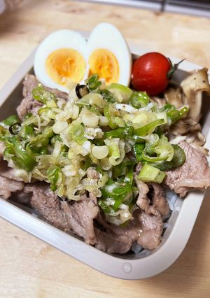 万能ダレ！こんがり胡麻油葱塩の焼肉弁当-レシピのメイン写真