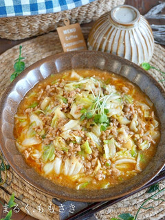 キャベツの肉味噌炒め★卵とじ&丼にもなる-レシピのメイン写真