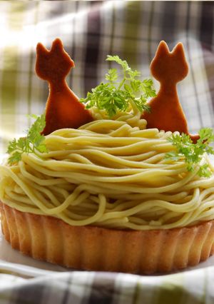さつまいものミニモンブランタルト-レシピのメイン写真