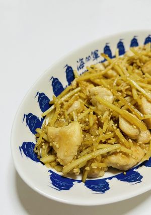鶏ごぼう-レシピのメイン写真